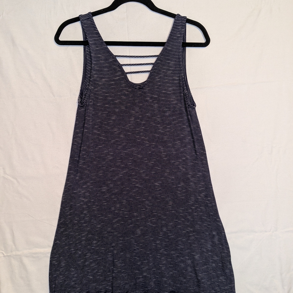 Allison Joy Blue Sleeveless V-Neck Sundress